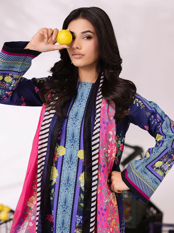 CoCo Premium 3Pcs Lawn With Digital Printed Shirt And Trouser 001023