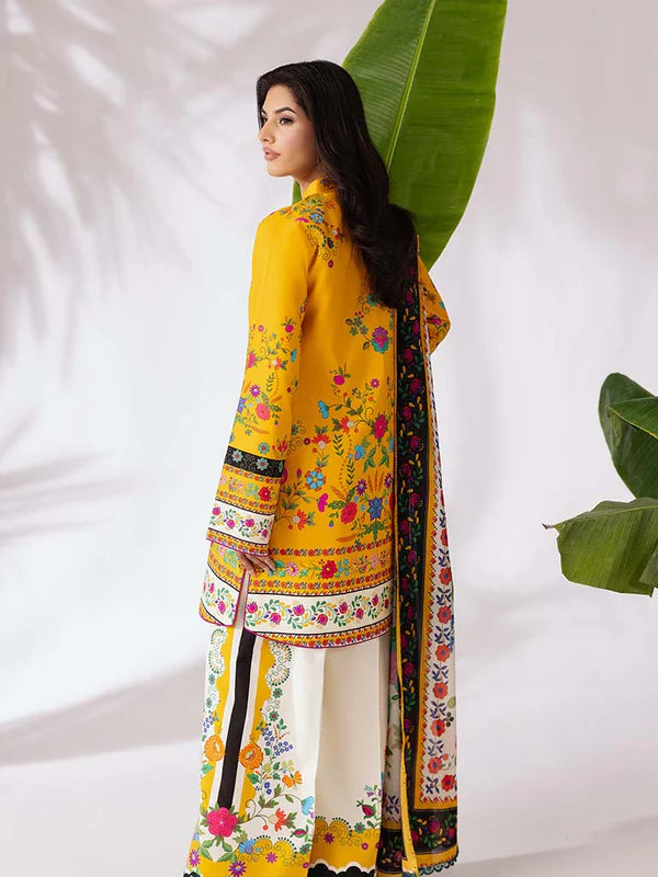 CoCo Premium 3Pcs Lawn With Digital Printed Shirt And Trouser 001026