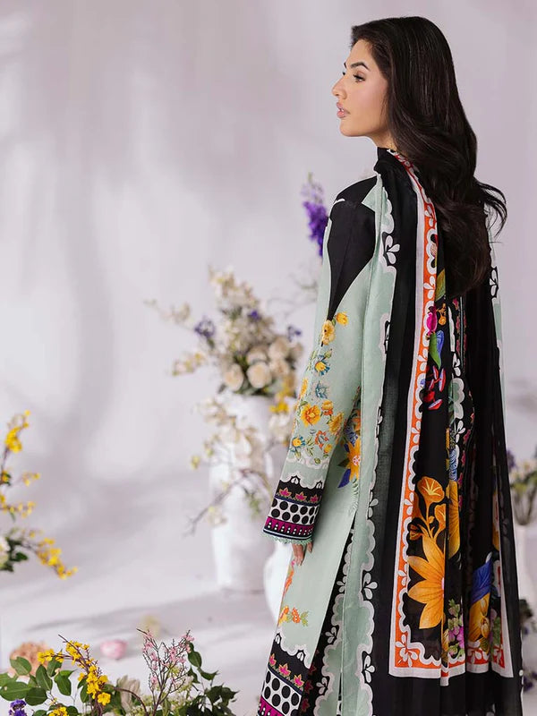 CoCo Premium 3Pcs Lawn With Digital Printed Shirt And Trouser 001029