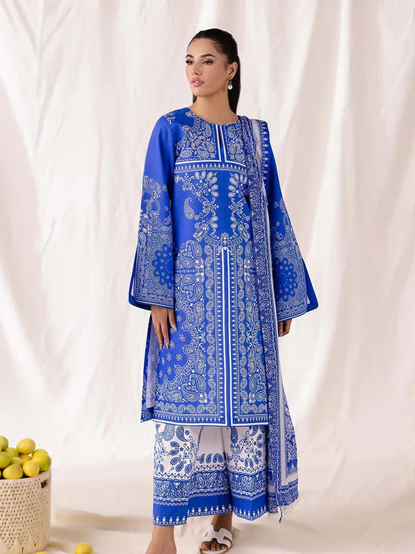 CoCo Premium 3Pcs Lawn With Digital Printed Shirt And Trouser 001027