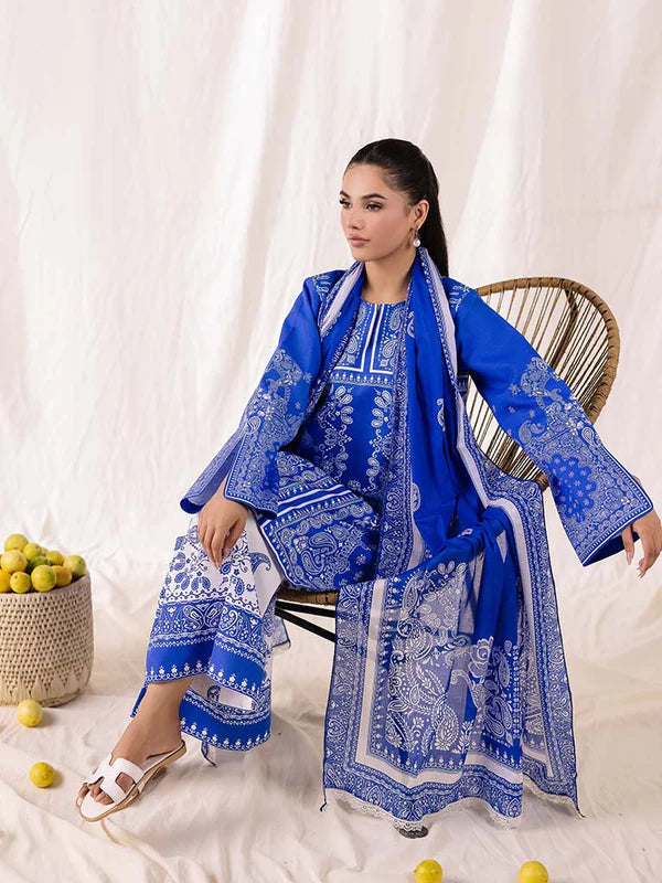 CoCo Premium 3Pcs Lawn With Digital Printed Shirt And Trouser 001027