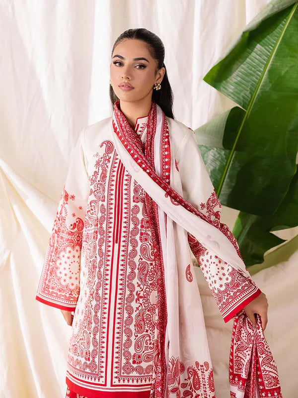 CoCo Premium 3Pcs Lawn With Digital Printed Shirt And Trouser 001030