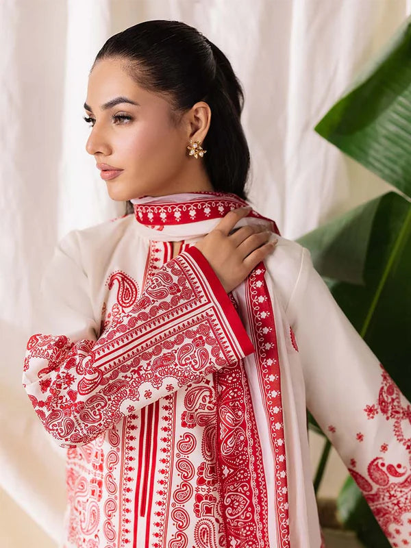 CoCo Premium 3Pcs Lawn With Digital Printed Shirt And Trouser 001030