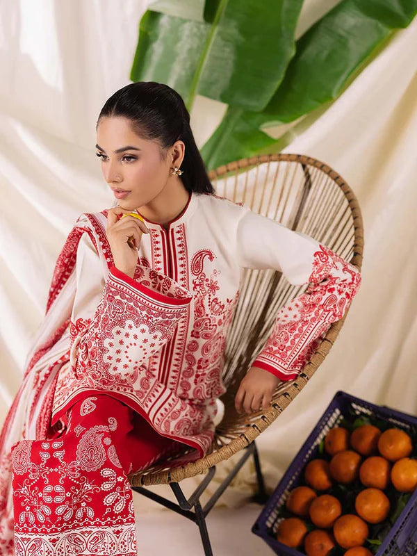 CoCo Premium 3Pcs Lawn With Digital Printed Shirt And Trouser 001030