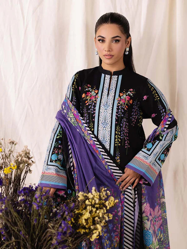 CoCo Premium 3Pcs Lawn With Digital Printed Shirt And Trouser 001028