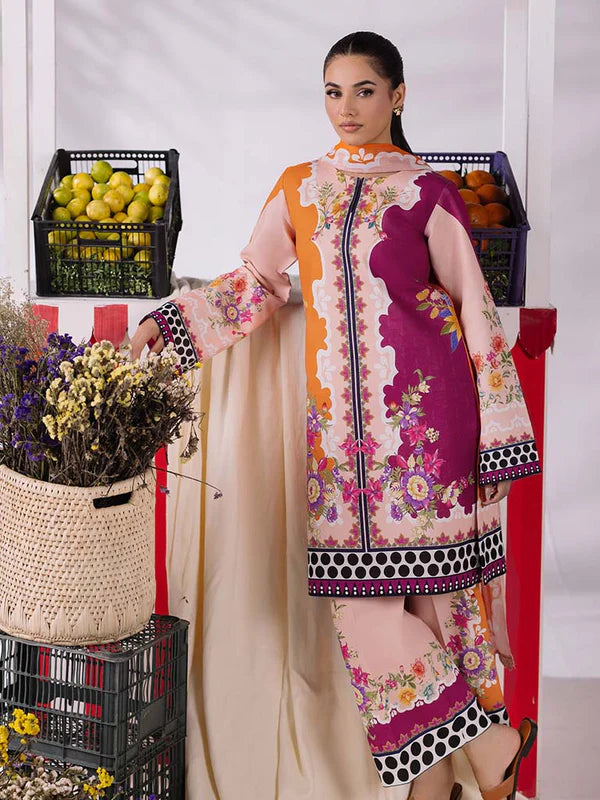 CoCo Premium 3Pcs Lawn With Digital Printed Shirt And Trouser 001032