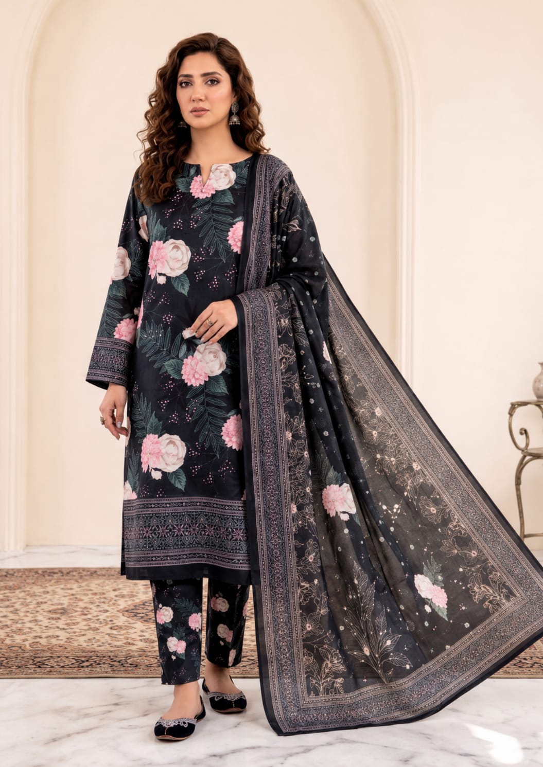 Sana Safina Premium Viscose Lelan 3 Pcs 001701