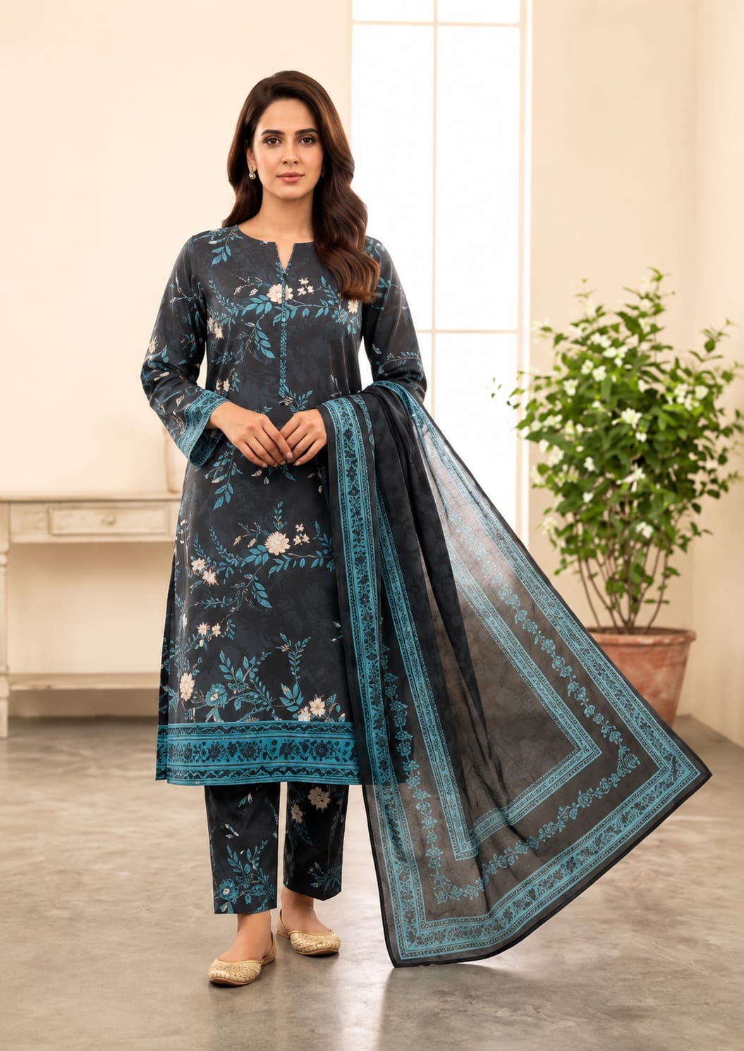 Sana Safina Premium Viscose Lelan 3 Pcs 001700