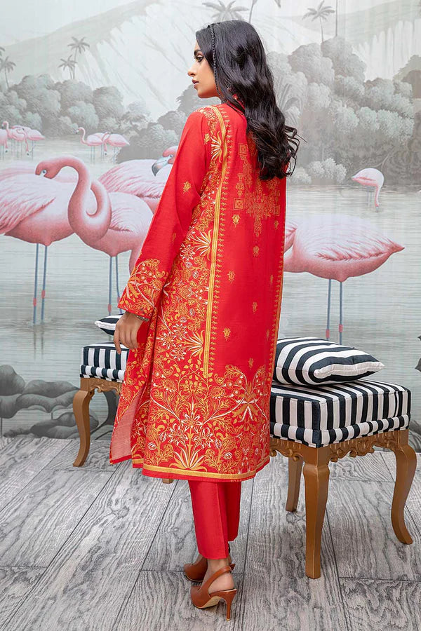 So Kamal Ready-to-Wear Embroidered Khaddar Shirt DPW-1703