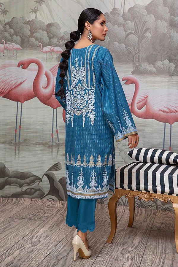 So Kamal Ready-to-Wear Embroidered Khaddar Shirt DPW-1711