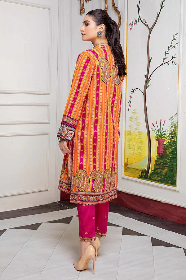 So kamal Stitched Khaddar Shirt Trouser 2PC DPW-1729Embroidered