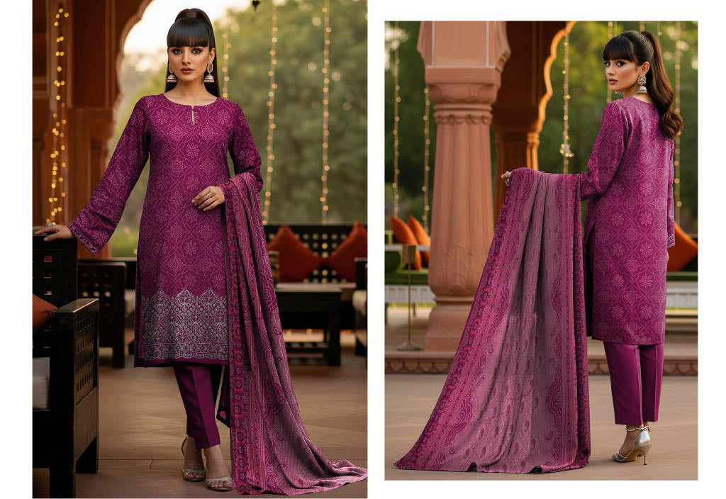 Tayyab Noor Embroidered Lawn 3-Piece Suit -Air jet Superior Lawn 001246