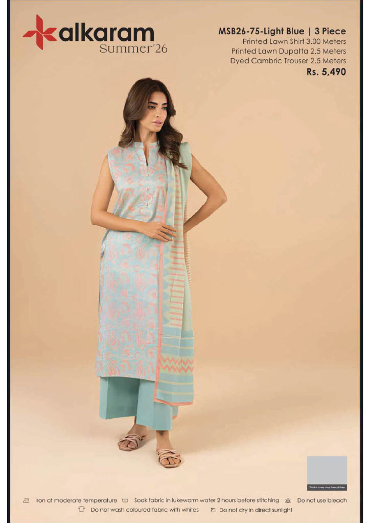 Alkaram Original Lawn 3-Piece Summer Collection 001361