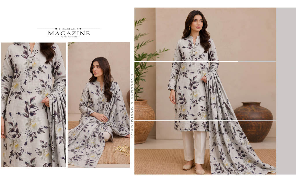 Isbah Noor Superior Printed Lawn 3Pcs 001580
