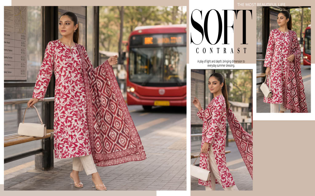 Isbah Noor Superior Printed Lawn 3Pcs 001584