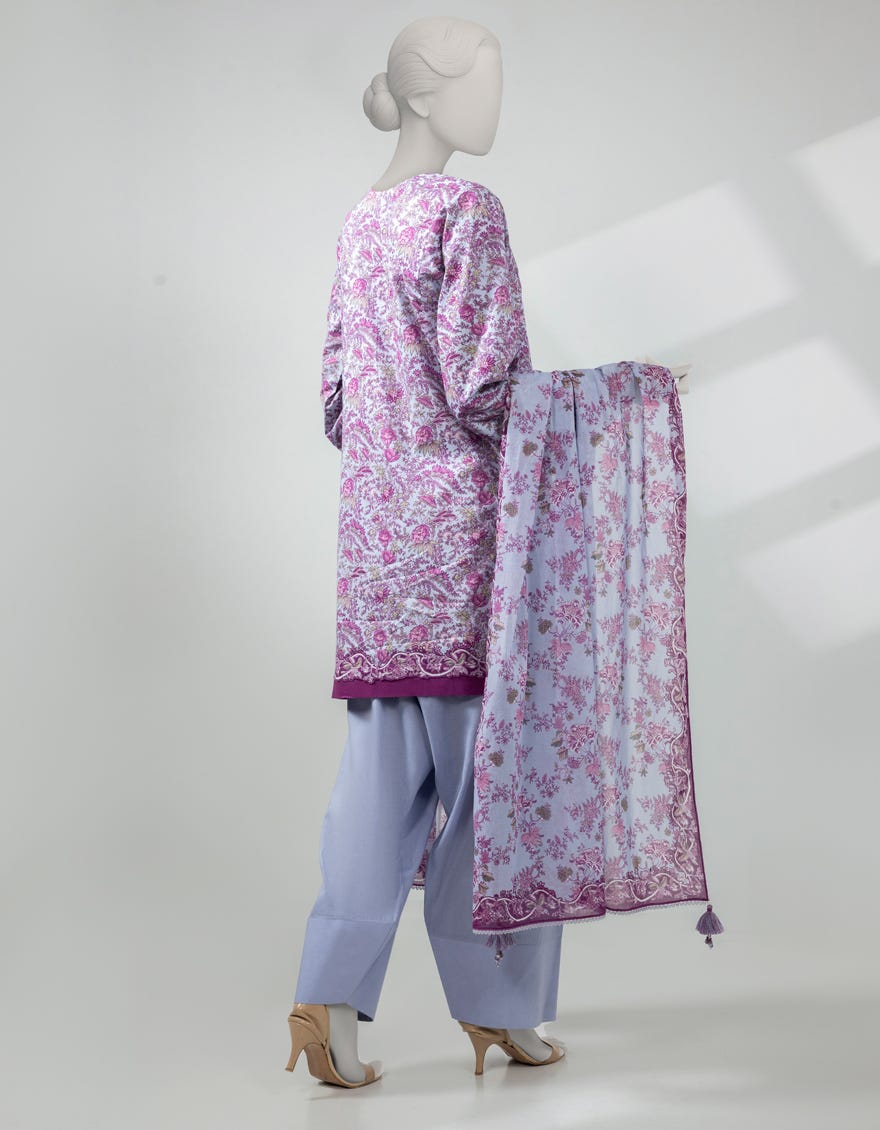 J. Original Lawn 3-Piece Printed Summer Collection 001732