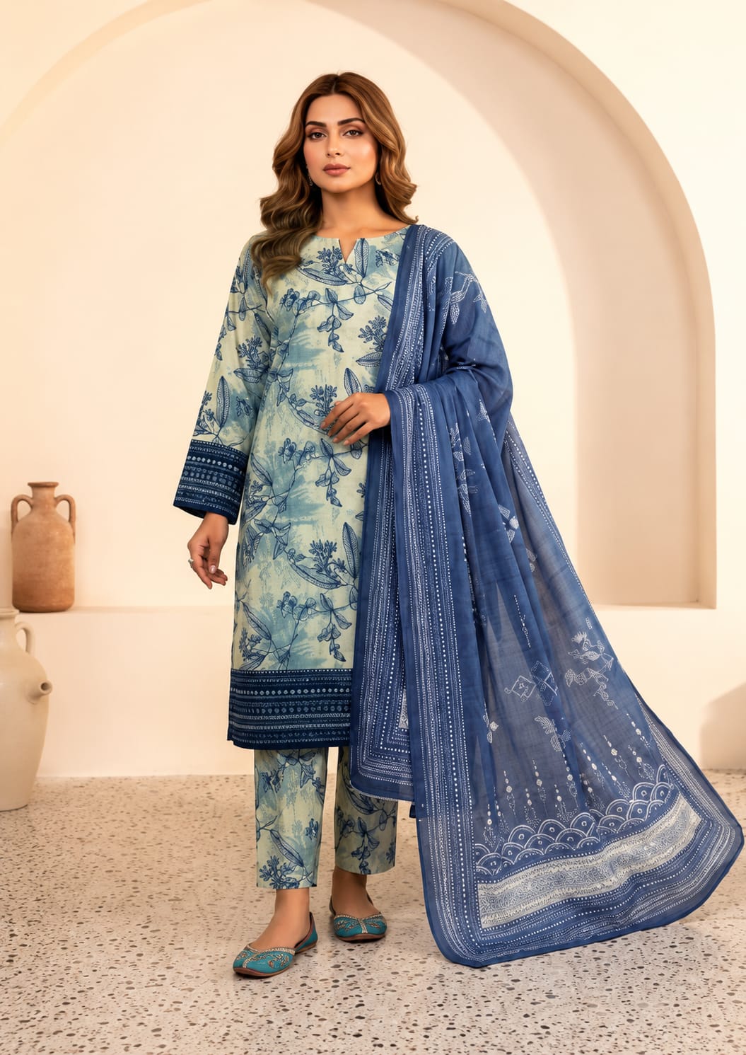Sana Safina Premium Viscose Lelan 3 Pcs 001697