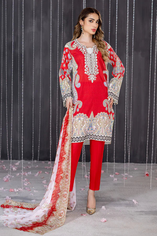 So Kamal Lawn 3Pcs Shirt Dupatta Trouser DPL 2640 Suit3