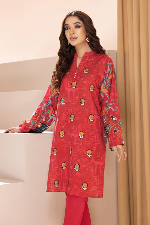 So Kamal Ready-to-Wear Embroidered Khaddar Shirt DPW-2755