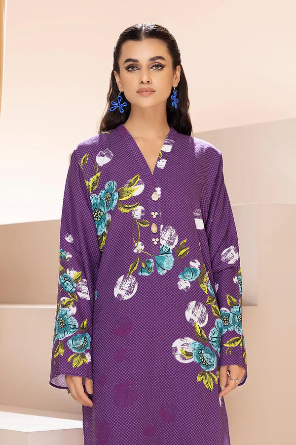 So Kamal Ready-to-Wear Embroidered Khaddar Shirt DPW-2757