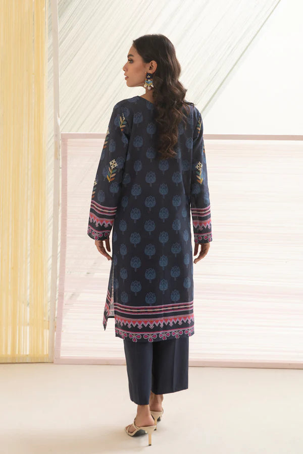 So Kamal Ready-to-Wear Embroidered Khaddar Shirt DPW-3415