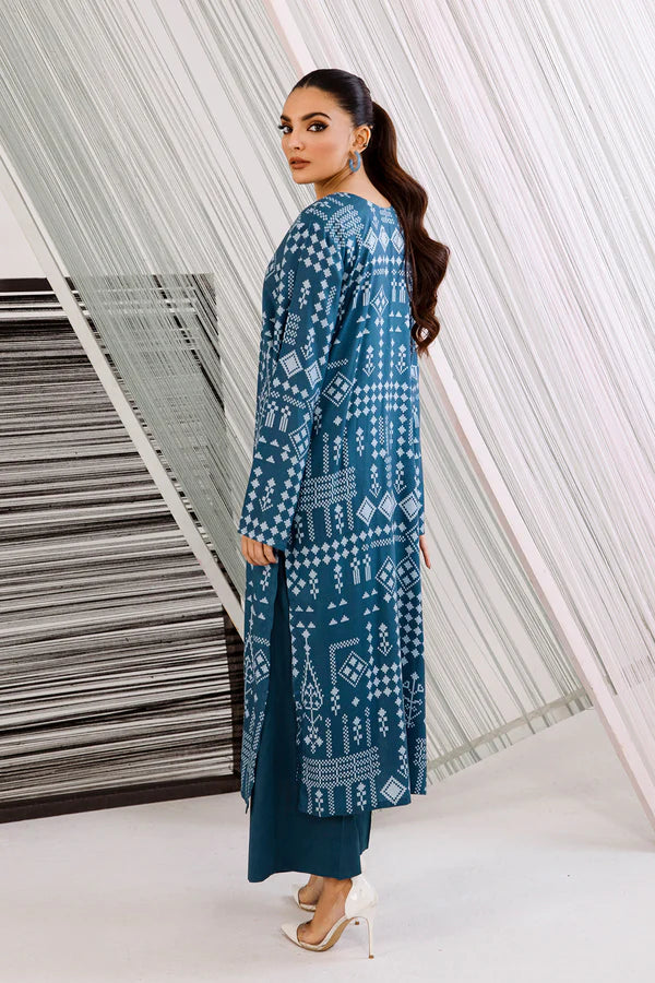 So Kamal Linen Embroidered Stitched Luxury Shirt Ready to Wear DPW-3474