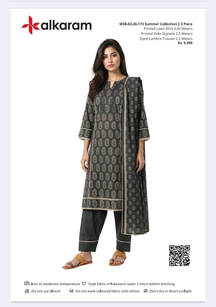 Alkaram Original Lawn 3-Piece Summer Collection 001604