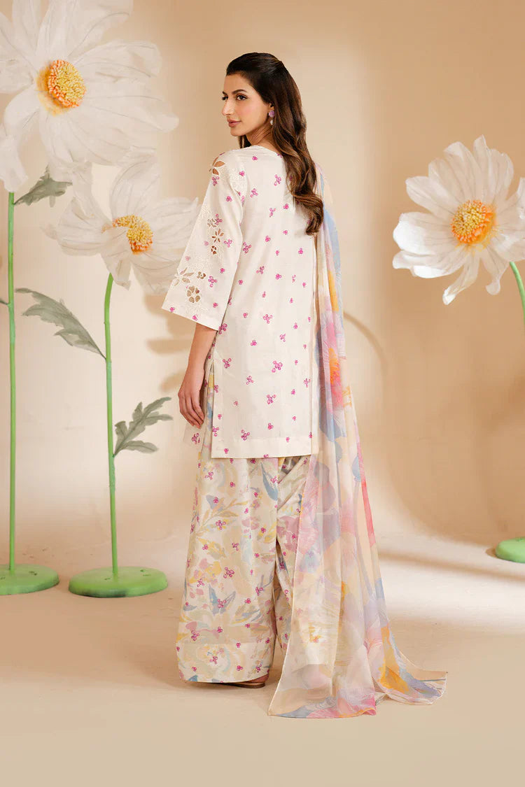 Iznik Printed Lawn 3Pcs Unstitched Suits With Lawn Dupatta ADR-052