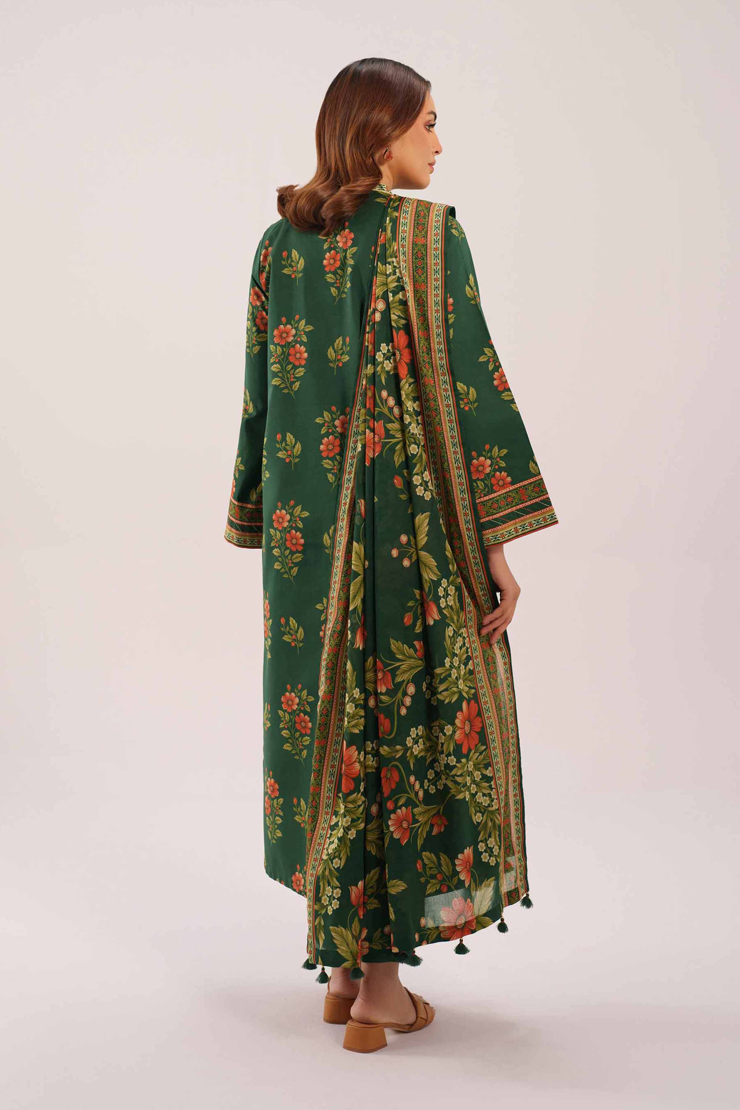 Nishat Digital Printed Lawn 3PC Unstitched Suit 001805