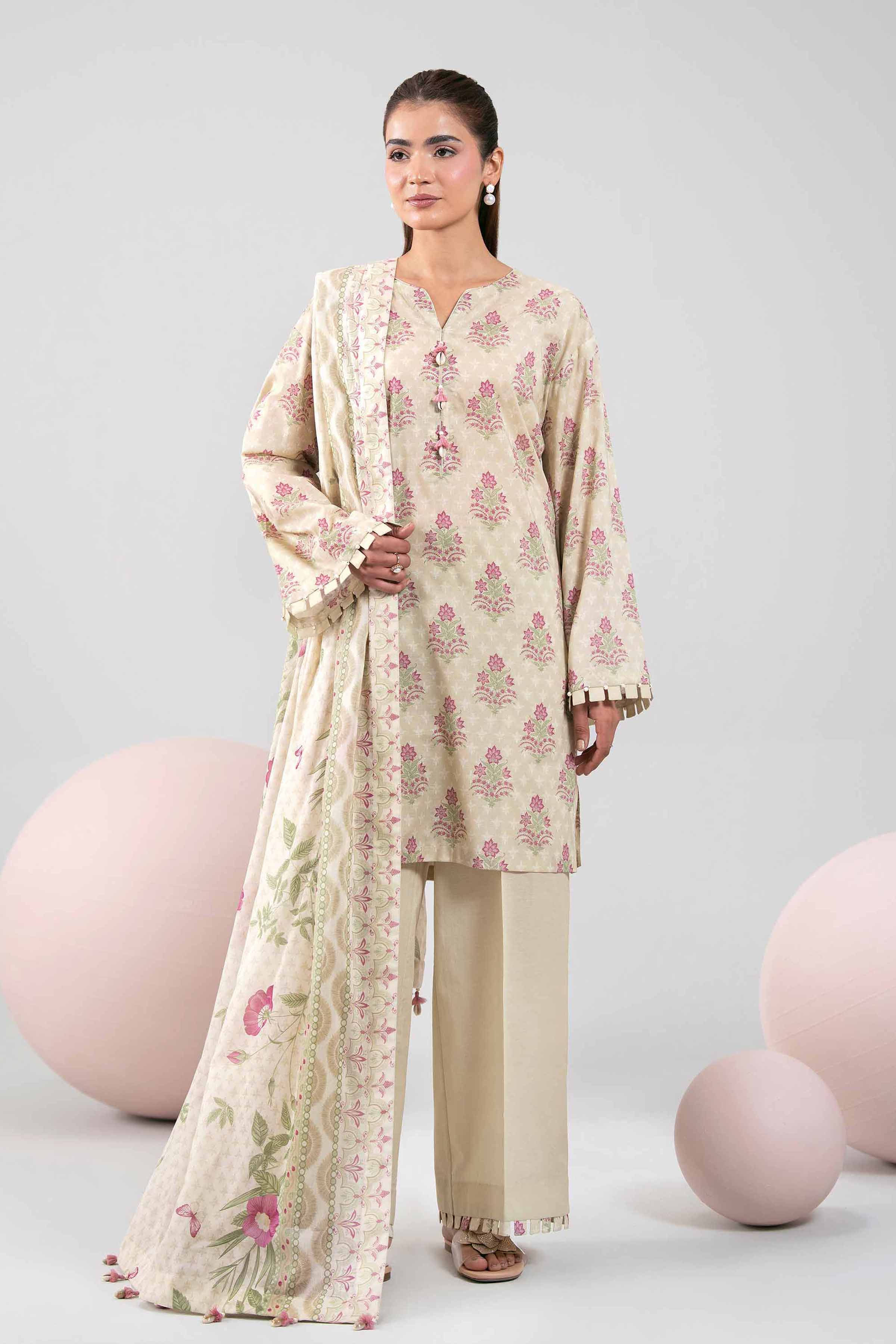 Nishat Digital Printed Lawn 3PC Unstitched Suit 001802