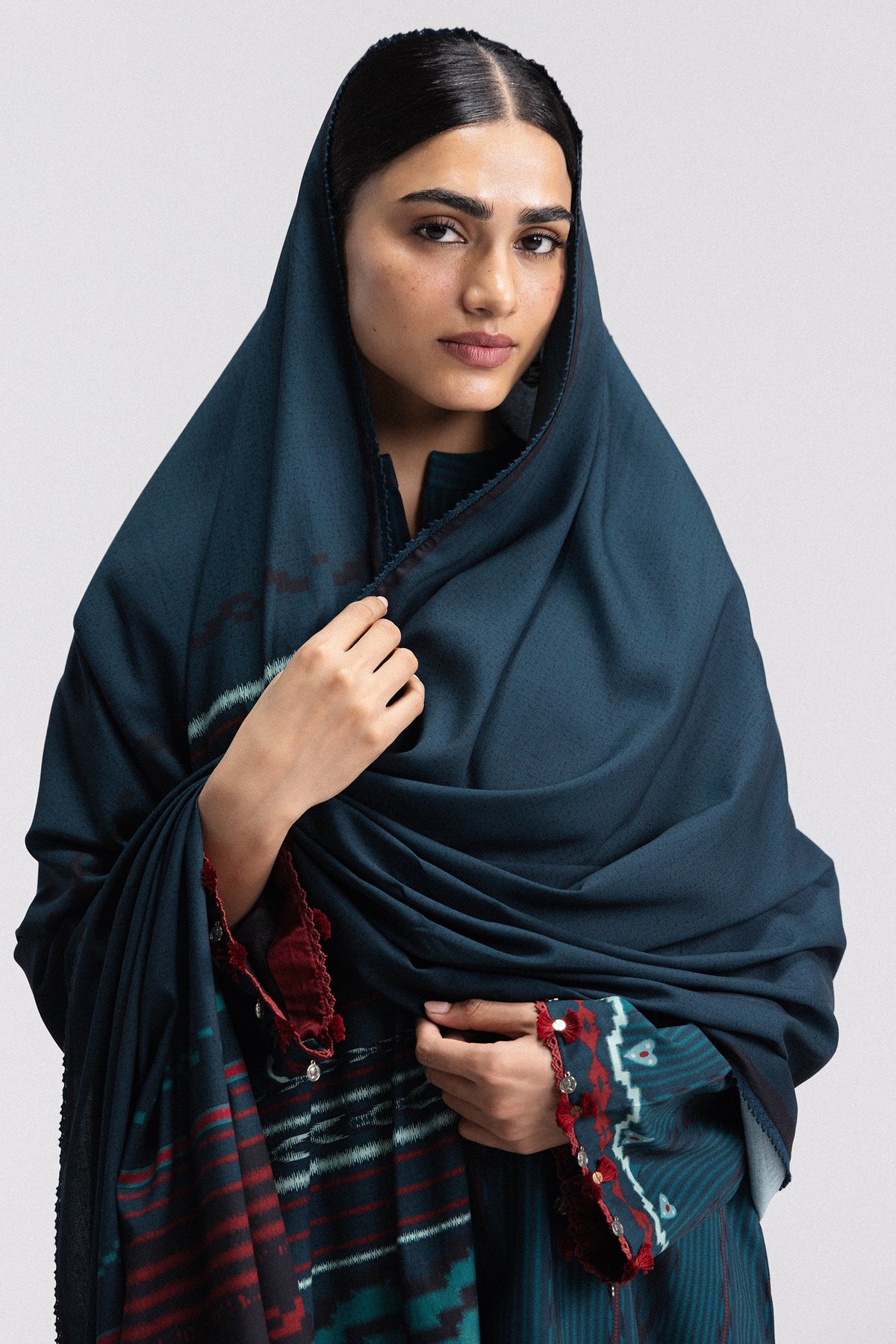 Coco By Zara ShahJahan Digital Printed Khaddar 3Pcs Suit Leela-10B