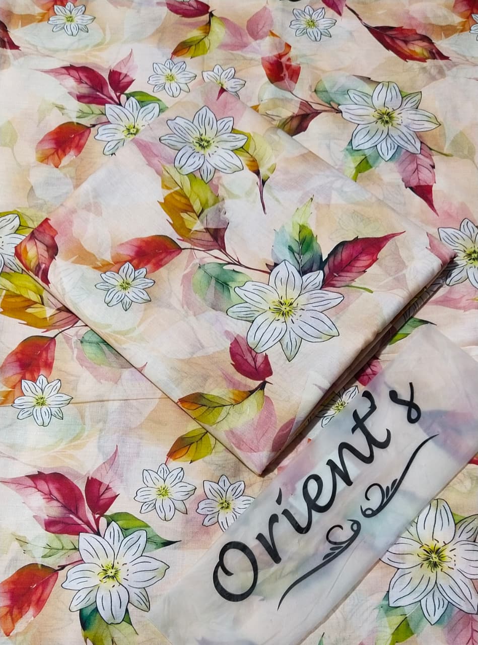 Orient Printed Allover Lawn 2 Piece 001488