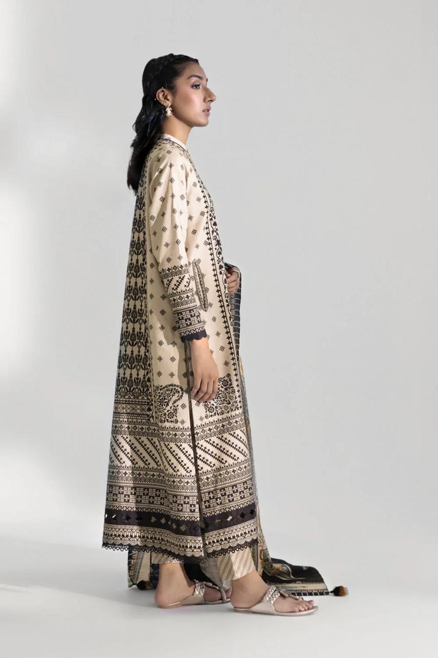 Saphire Printed Lawn 3Pcs Unstitched Suits 0001270