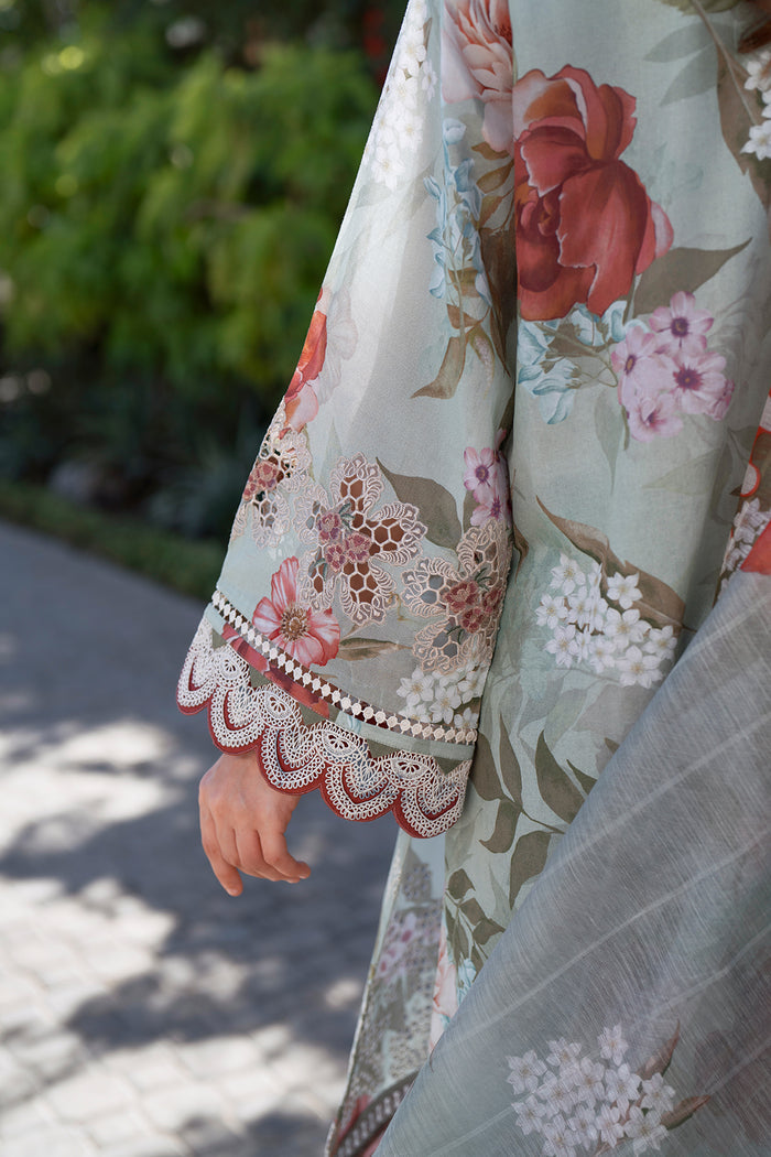 Baroque EMBROIDERED Unstitched Lawn 3 Pcs UF-4071