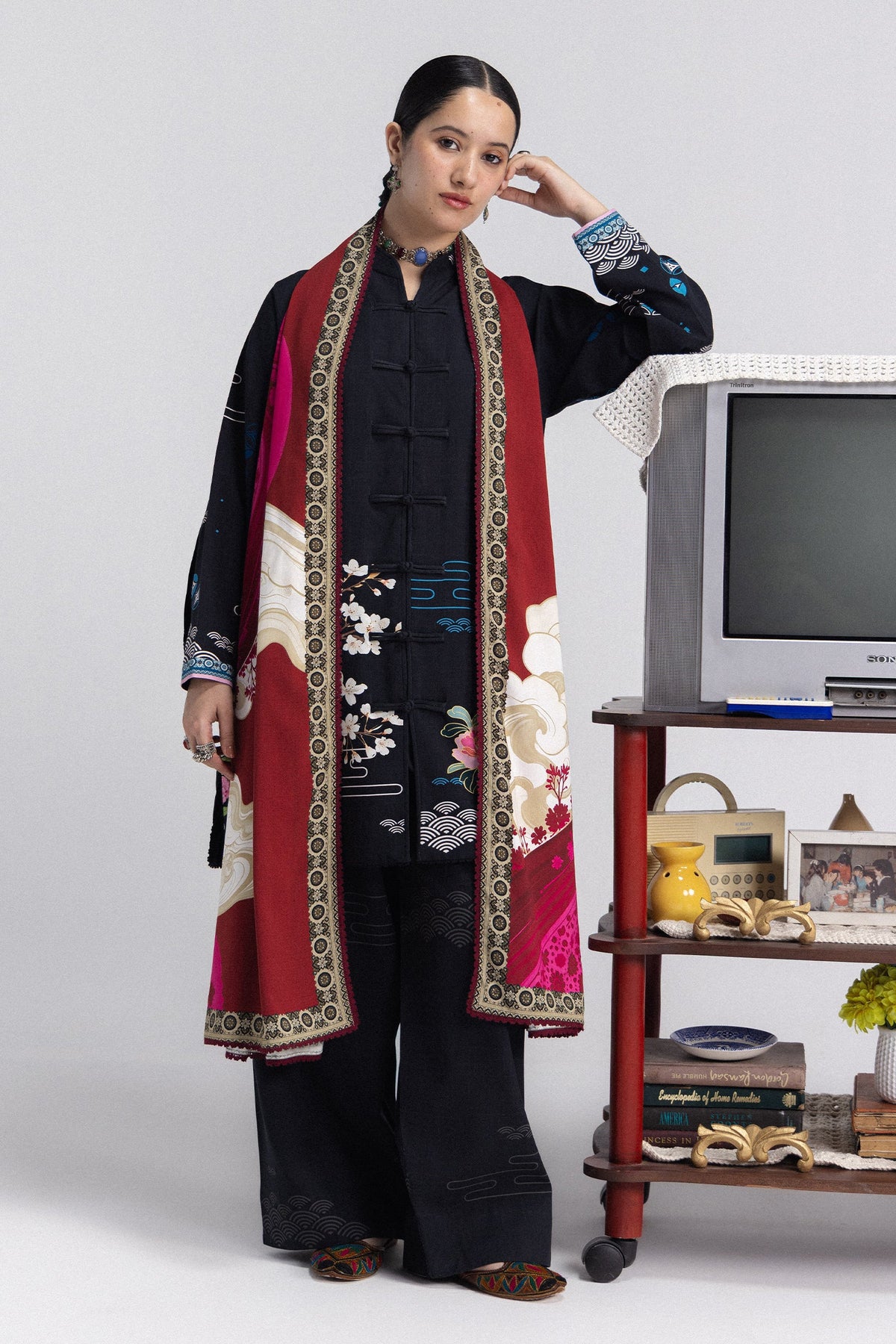 Coco By Zara ShahJahan Digital Printed Khaddar 3Pcs Suit Hana-2A