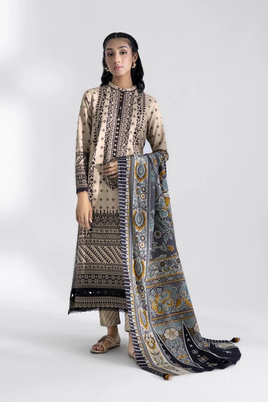 Saphire Printed Lawn 3Pcs Unstitched Suits 0001270