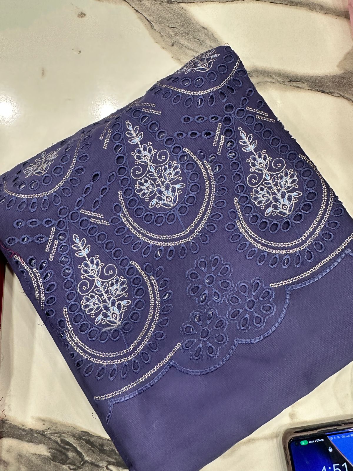 Musammary Cotrai 3PCs Embroidered Luxury Winter Suit 000657