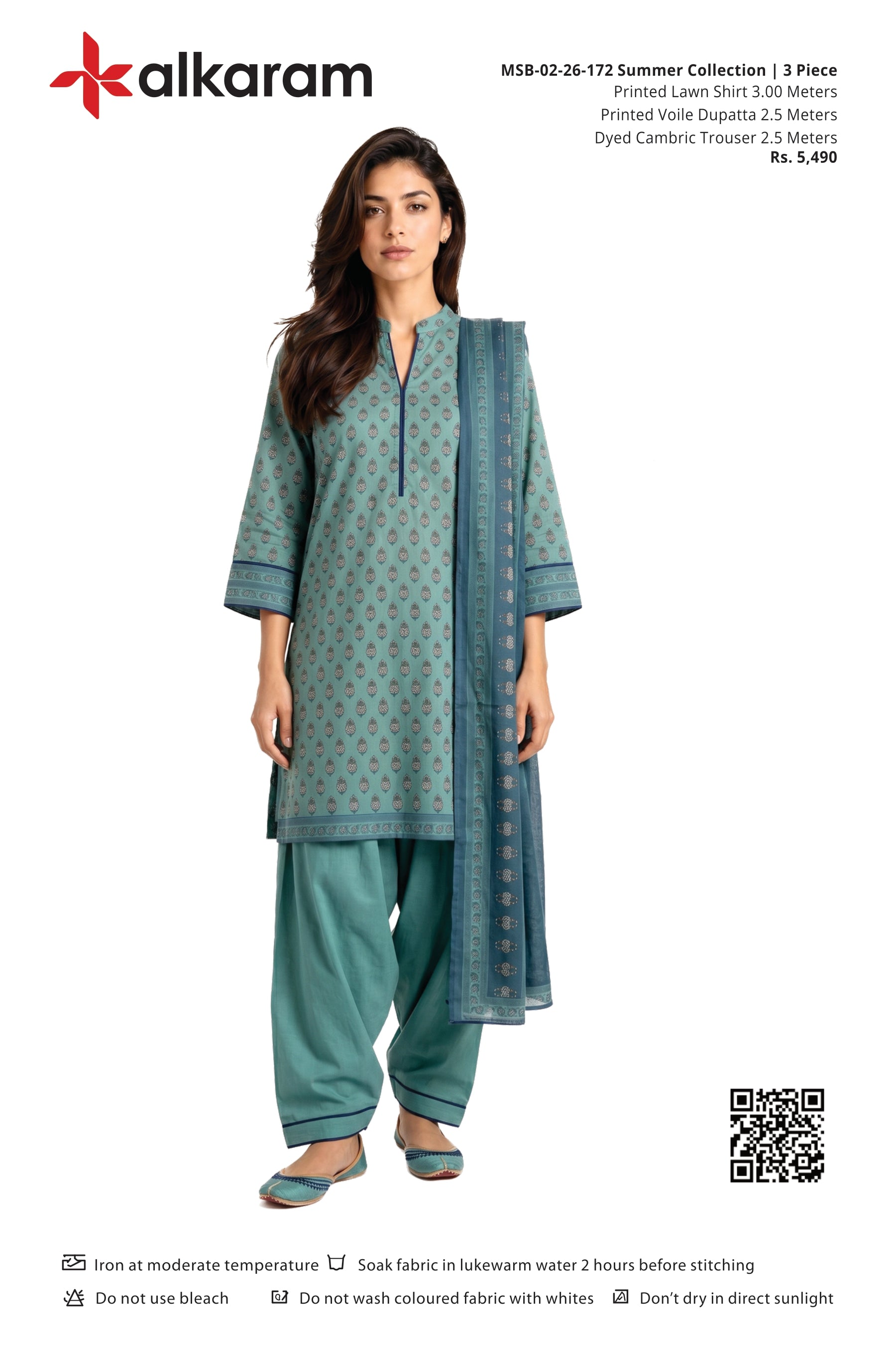 Alkaram Original Lawn 3-Piece Summer Collection 001717