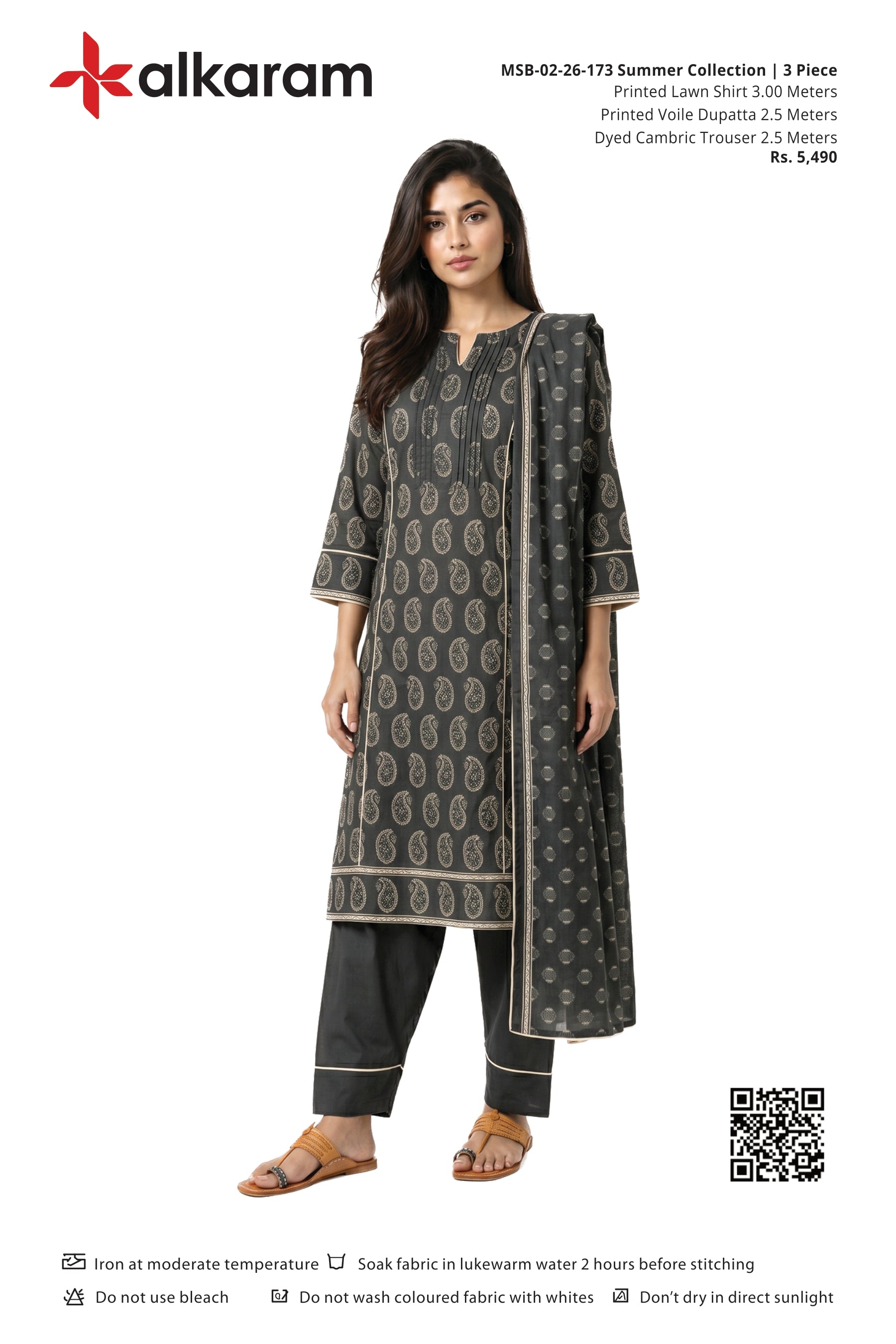 Alkaram Original Lawn 3-Piece Summer Collection 001720
