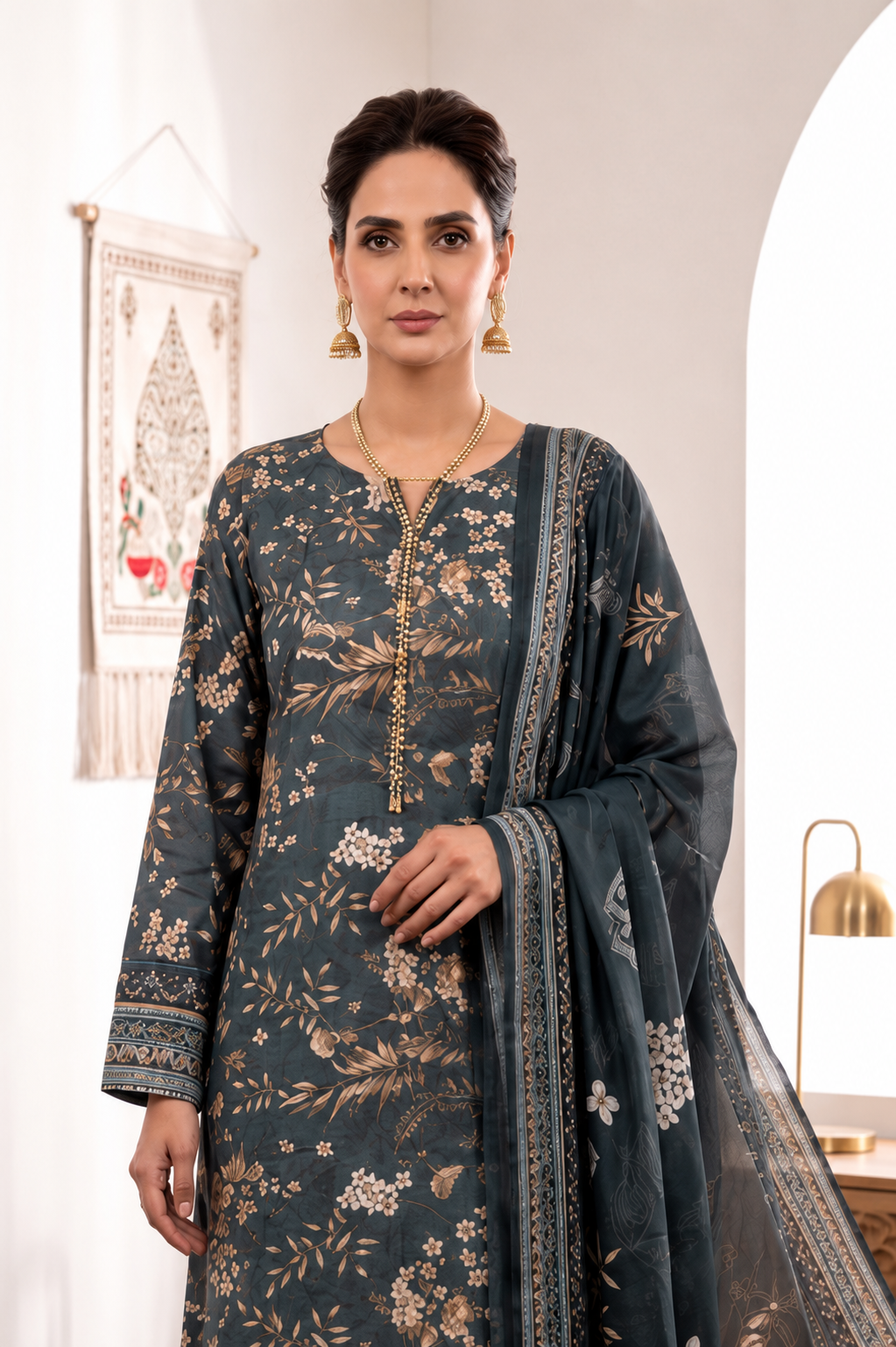 Sana Safina Premium Viscose Lelan 3 Pcs 001708