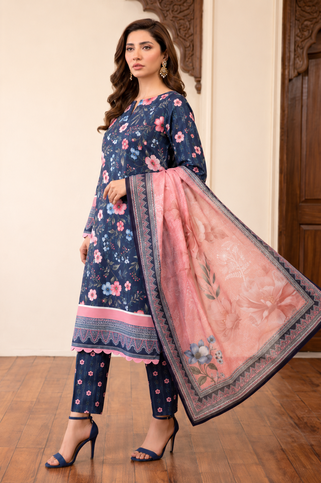 Sana Safina Premium Viscose Lelan 3 Pcs 001710