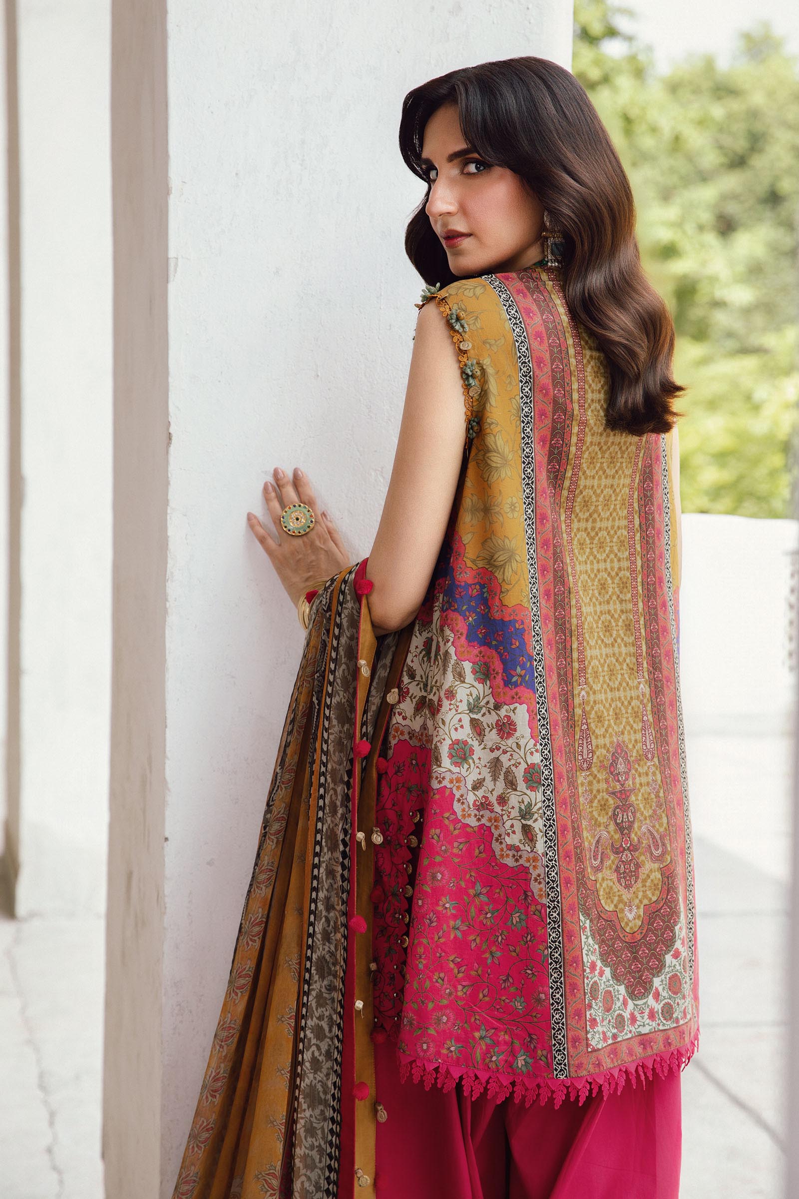 Maria B 3pcs Printed Sale Article With Lawn Dupatta | MPT-2710-A