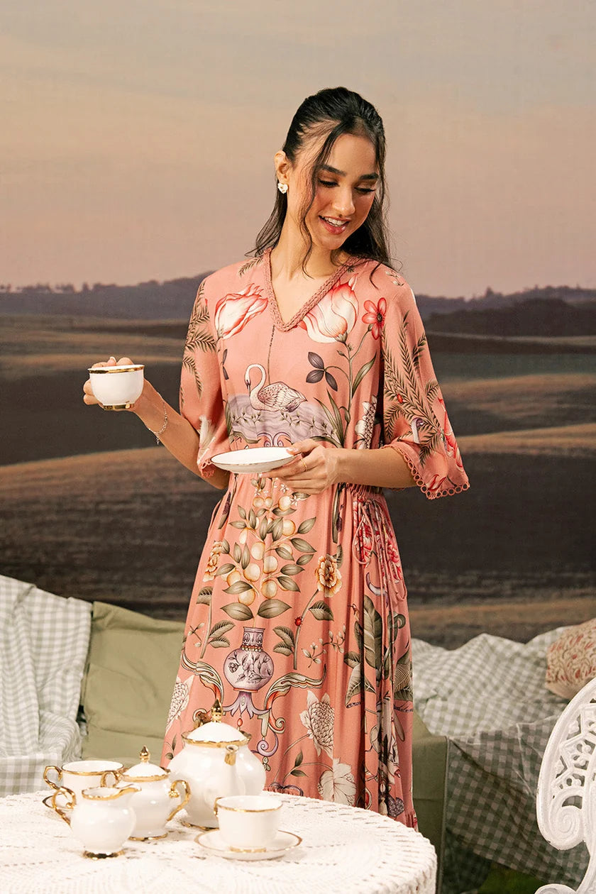 Maria B M.Basics Printed Lawn Unstitched 3pcs Suit 1102-B
