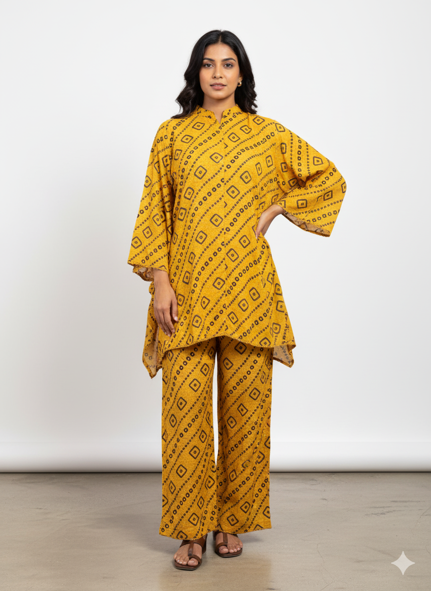 Premium Khaddar Cord-Set Shirt Trouser Ethnic Style ORR