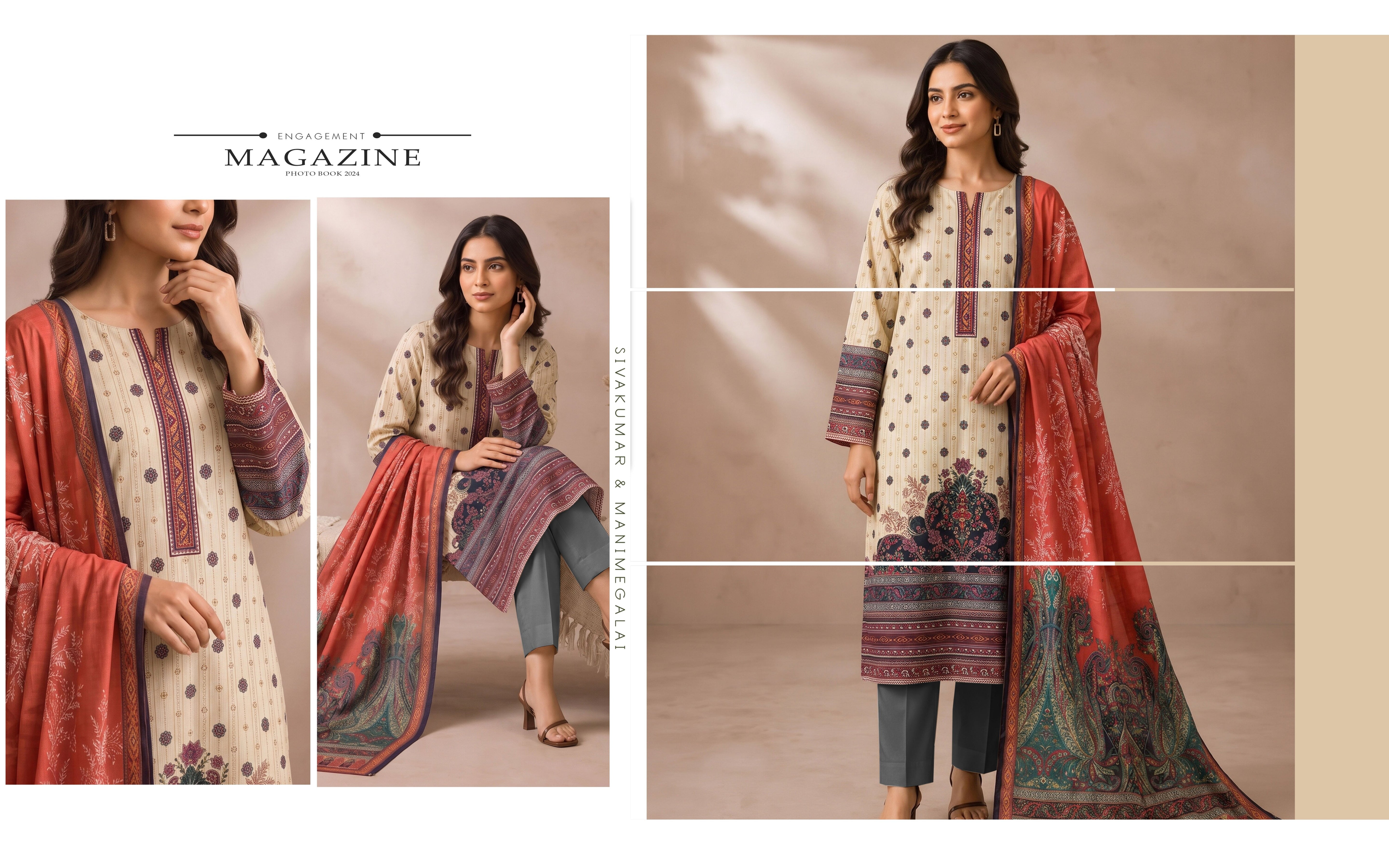 Isbah Noor Superior Printed Lawn 3Pcs 001592