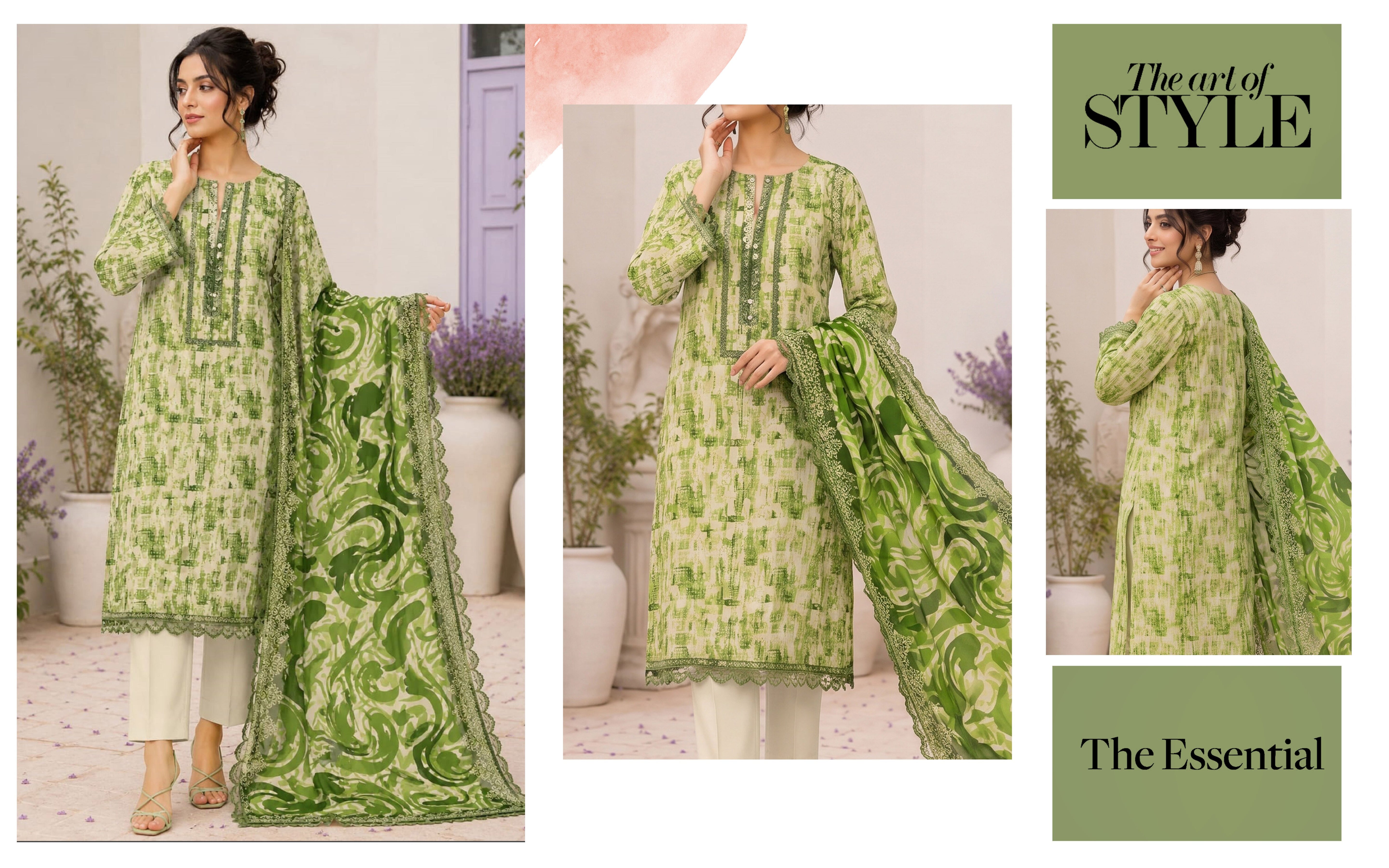 Isbah Noor Superior Printed Lawn 3Pcs 001595