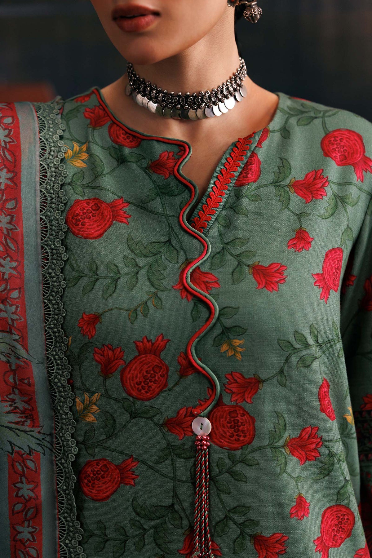 Agla Station By Maria B M.Basics Printed Khadder 3 Pcs Collection 002151