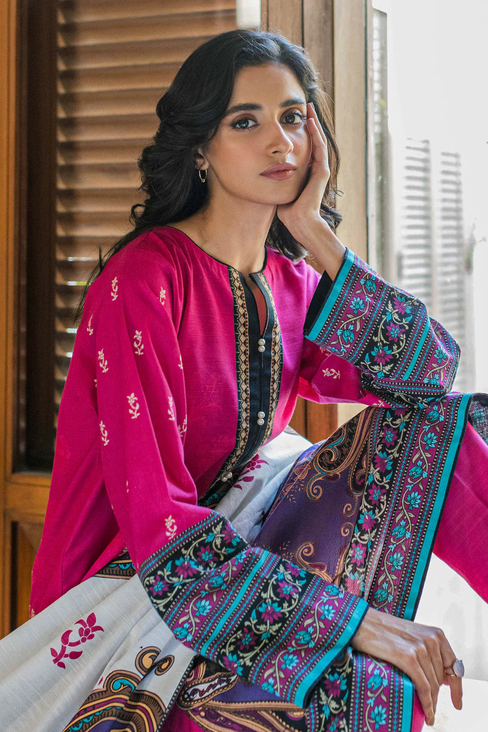 Zellbury Khaddar Collection 3Pc 100% Original Stock 000827