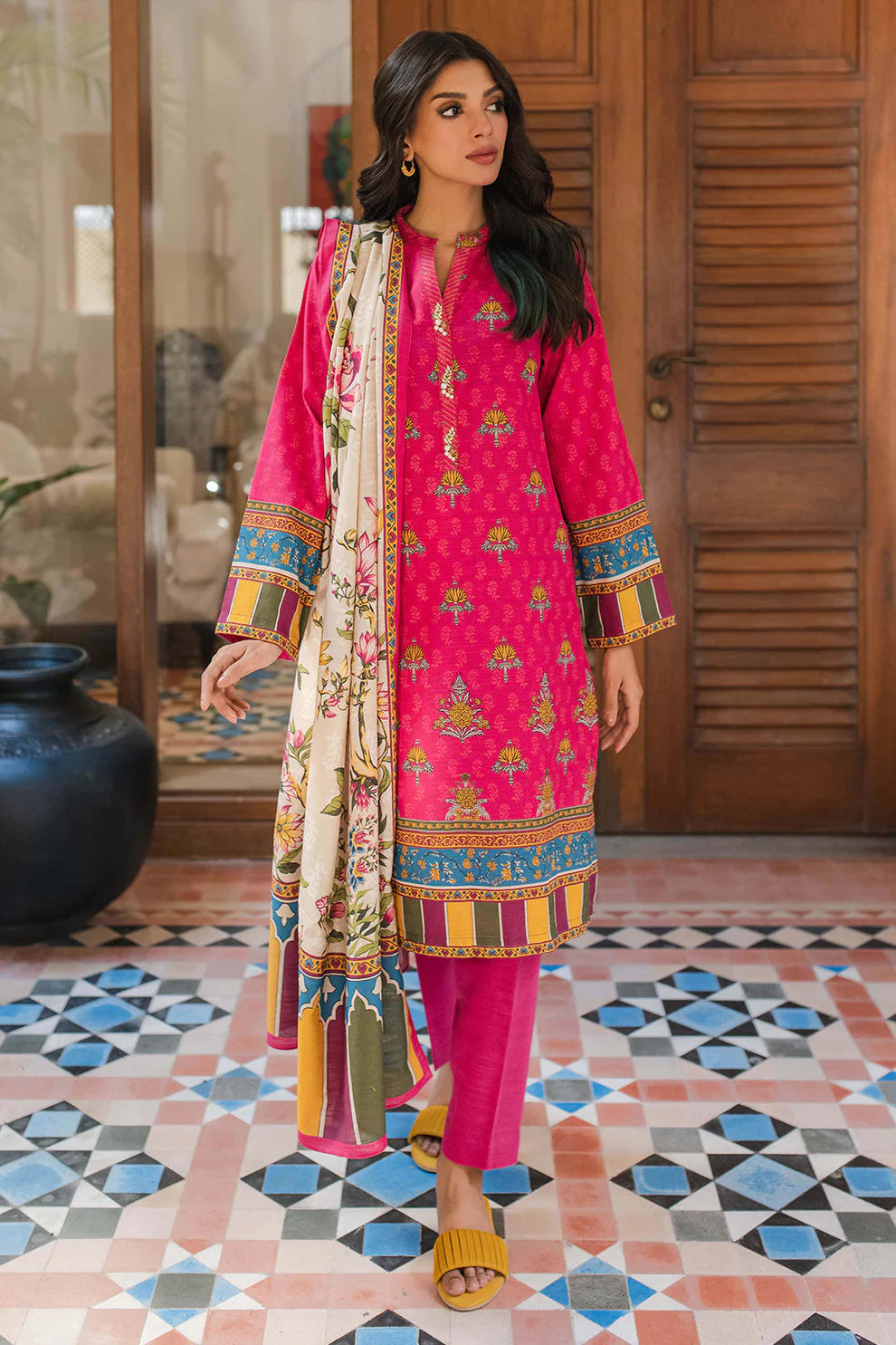 Zellbury Khaddar Collection 3Pc 100% Original Stock 000828