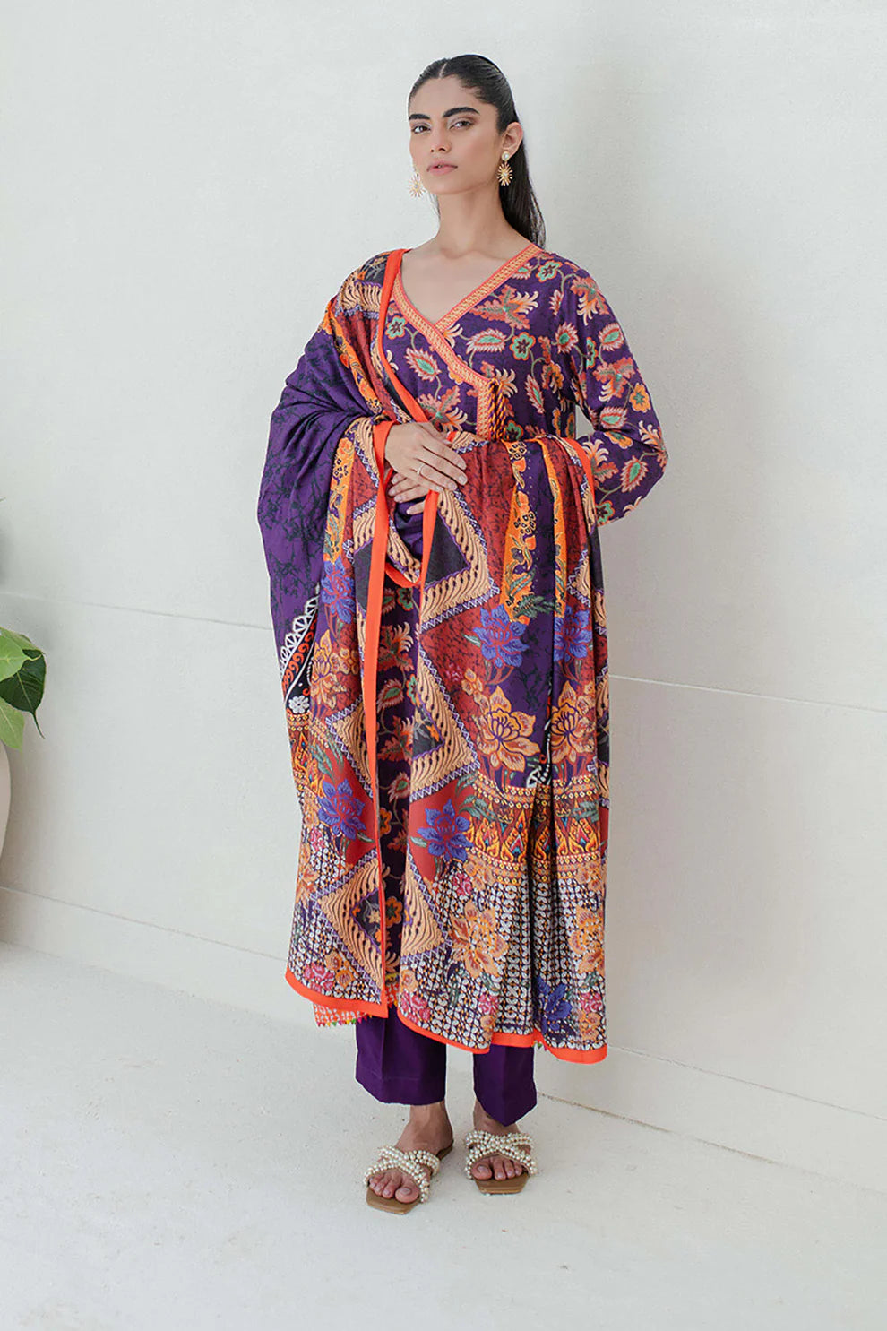 Zellbury Khaddar Collection 3Pc 100% Original Stock 000844